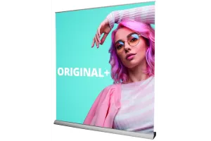 Original + RollUp Bannerdisplay mit Druck - 1200mm