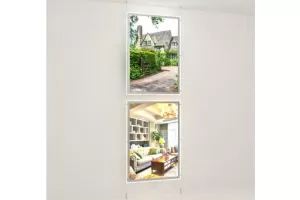 Led Acryl- Postertasche, Schaufenster Display mit 2x DIN A1