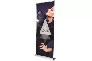 Roll-Up Banner Barracuda 100cm mit Druck