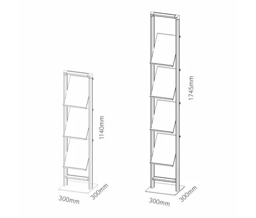 Prospektständer Compact 3 x DIN A4