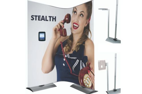 Großformat Bannerdisplay Stealth 220cm x 200cm