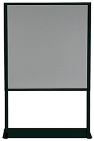 Plakatständer PURE, silber