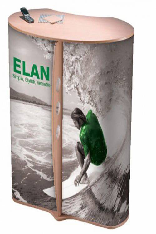 Mobile Promotionstheke Elan inkl. Digitaldruck