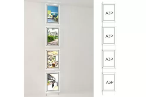 Led Werbetafeln f&#252;r Schaufenster Displays 4 x DIN A3