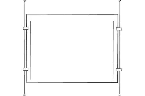 Acryl Posterhalter DIN A3 Querformat/Hochformat