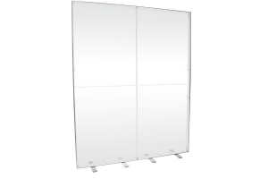 LED Leuchtrahmen mit Kederprofil 100 x 250 cm mit Textildruck