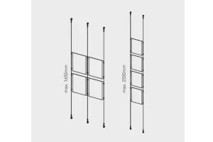 Seilsystem Fly Mini Kit 2 x 2 DIN A4