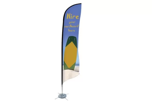 Beachflag Fl&#252;gel 4,5m inkl. Druck