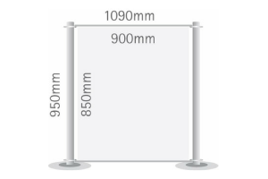Bannerdisplay Tex Wall 950x1090mm