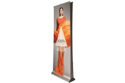 RollUp Bannerdisplay Original+ mit Druck - 600mm