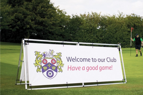 Monsoon Großformat Bannerdisplay 2,5m mit Druck