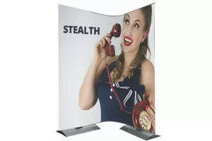 Großformat Bannerdisplay Stealth 220cm x 200cm