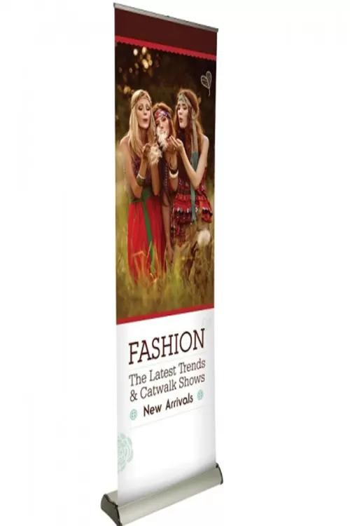 RollUp Banner Excaliber mit Digitaldruck 100cm