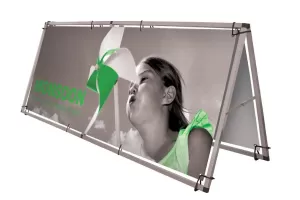 Monsoon Großformat Bannerdisplay 2,5m mit Druck