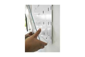 Info- magnetwand Magic Board Weiß 170x1360mm