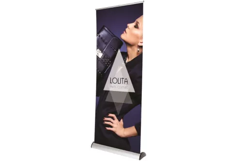 RollUp mit LED Laufschrift 83cm -, RollUp Systeme, Werbedisplays