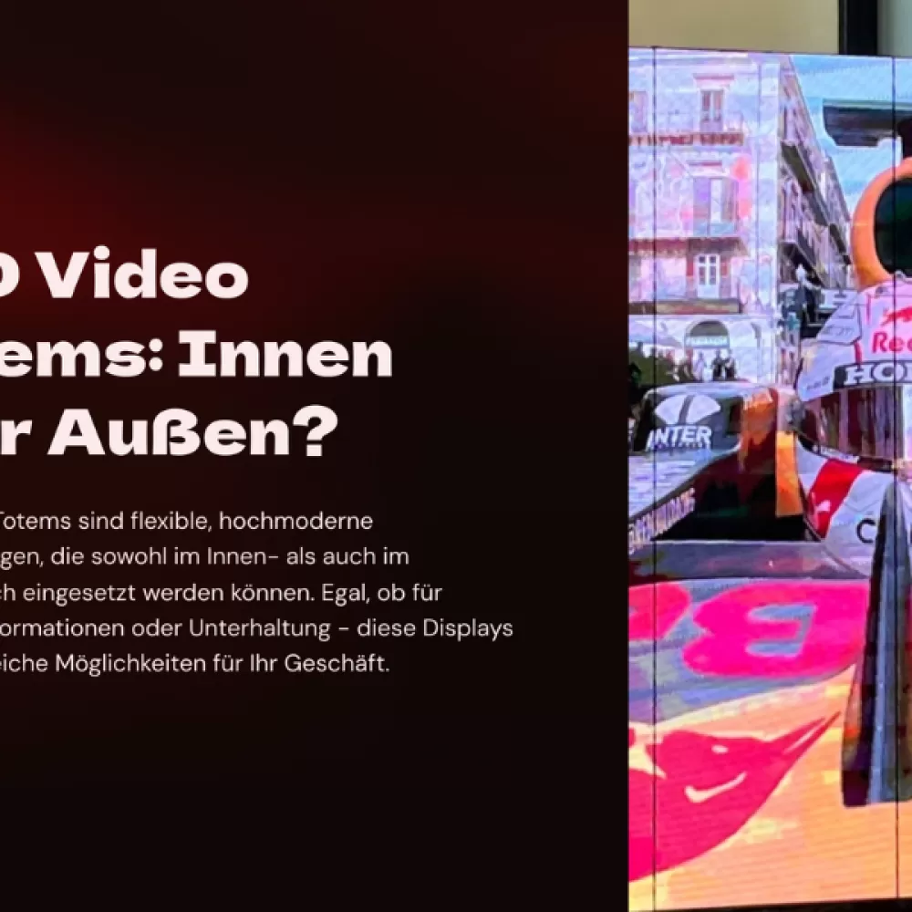 LED Video Totems: Kaufen oder Mieten? Eine Entscheidungsanleitung für Ihr Geschäft