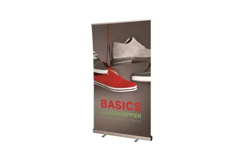 RollUp Banner Grasshopper 1200mm inkl. Digitaldruck