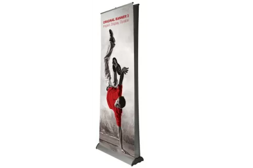 RollUp Bannerdisplay Original+ mit Druck - 600mm