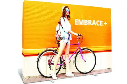 PopUp mit Silikonkeder Embrace 3x4 mit Textildruck