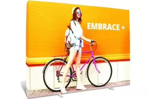 PopUp mit Silikonkeder Embrace 3x4 mit Textildruck