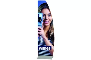 Werbeaufsteller Wedge 100cm