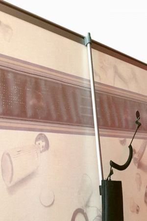 RollUp mit LED Laufschrift 83cm