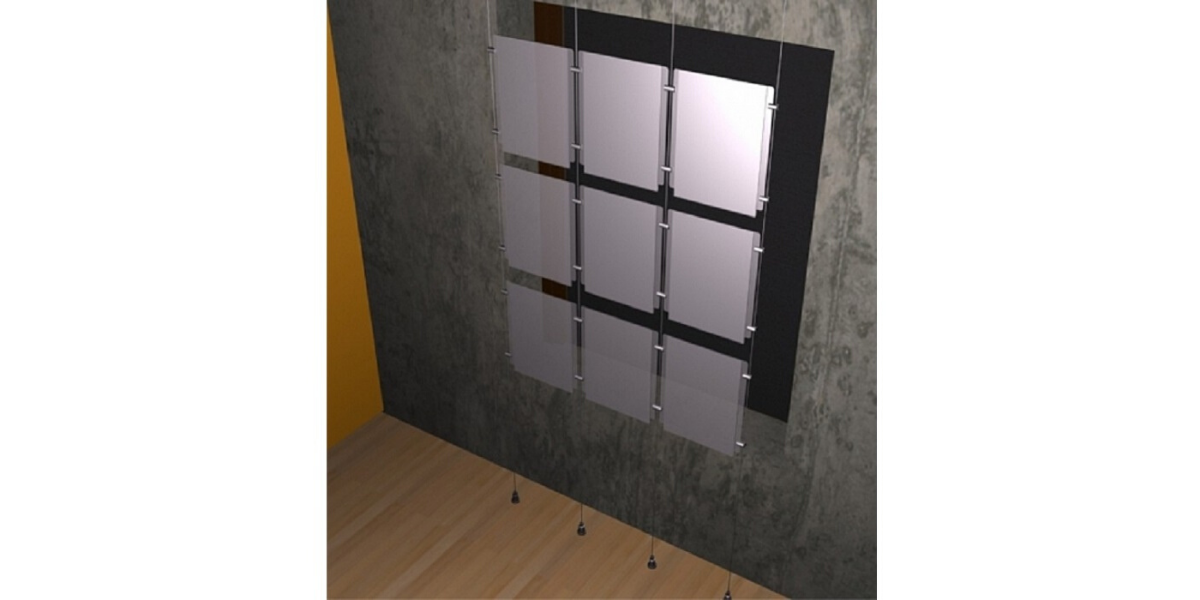 Drahtseil-Spannsystem Kit Decke-Boden 9 x A4 - | Seilsysteme