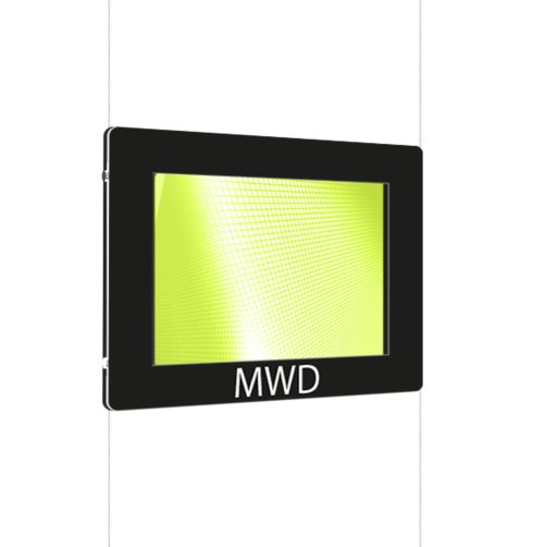 LED Schaufenster Display drehbar 8 x DINA4 Acryl- Postertaschen