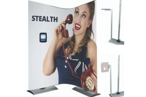 Großformat Bannerdisplay Stealth 220cm x 200cm