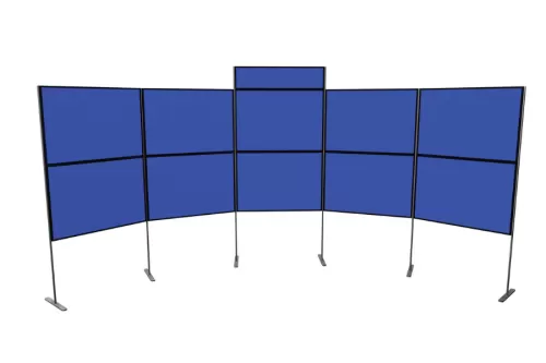 10 Paneele Faltwand 1000x700mm