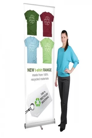 Roll-Up Banner Eco mit Druck 1000mm