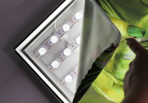 LED Textil Leuchtrahmen Starled 600x600mm mit Textildruck