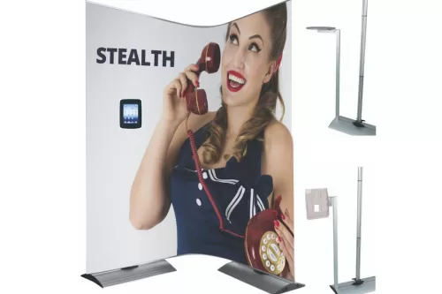 Großformat Bannerdisplay Stealth 220cm x 200cm