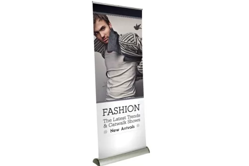 Roll-Up Banner Barracuda 100cm mit Druck