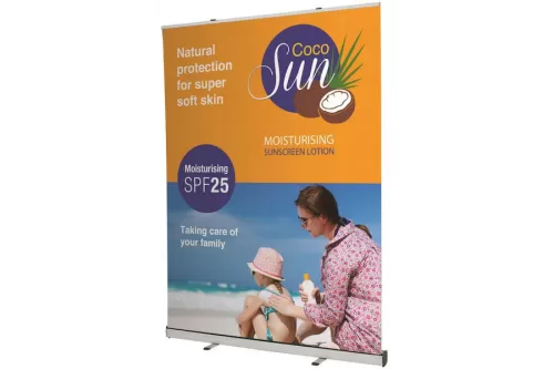 RollUp Banner Giant 200 cm B x 250 cm H, mit Digitaldruck und Tragetasche