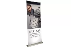 Roll-Up Banner Barracuda 100cm mit Druck