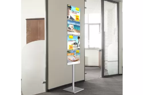 Bodenständer mit Postertaschen Smart Floor 2 x A3