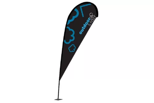 Beachflag Tropfen 4,5m inkl. Digitaldruck