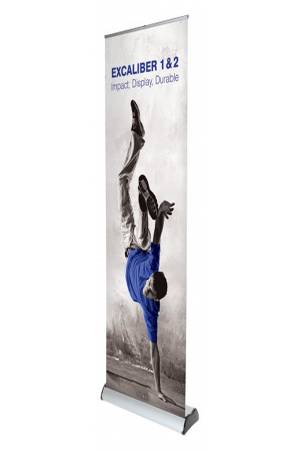 RollUp Banner Excaliber mit Digitaldruck 100cm