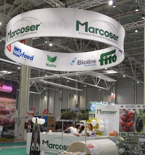 Messestand Deckenhänger